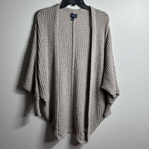 American‎ Eagle Women Beige/Tan Open Cardigan Knit size XS/S.